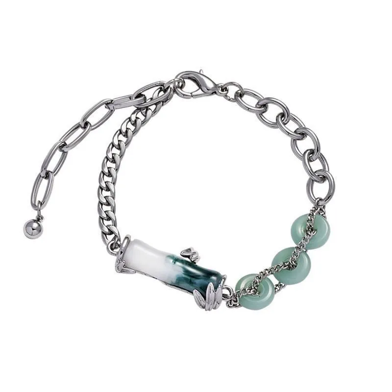 Bamboo An Buckle Bracelet Ink Design - Grocery