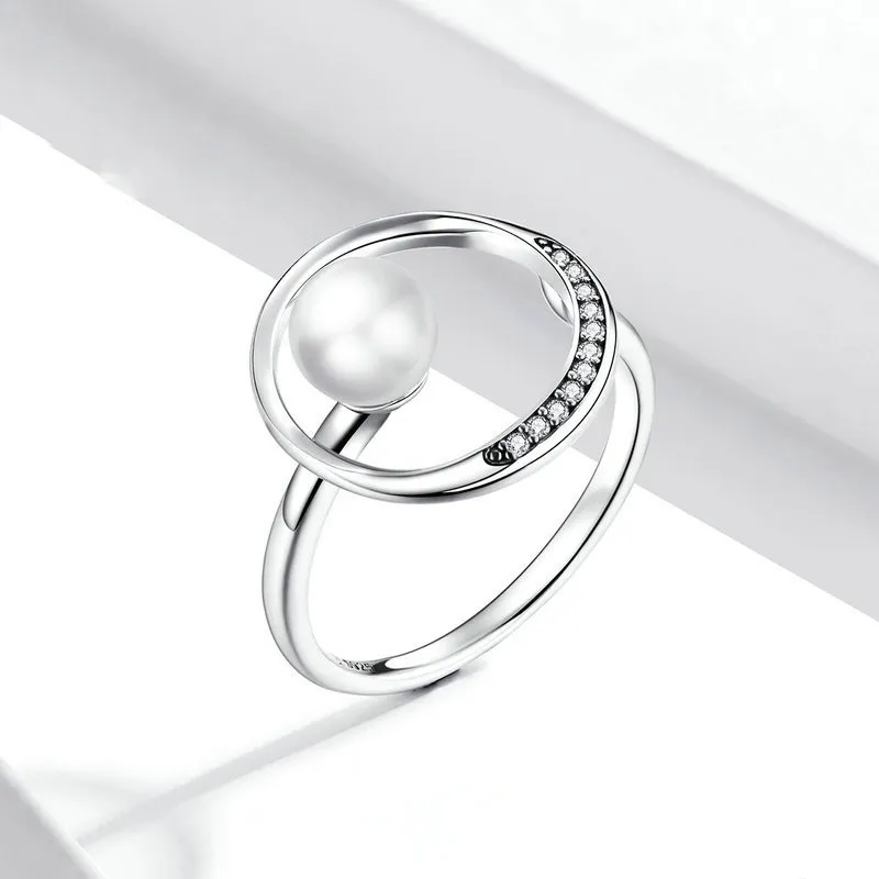 Gentle Shellfish S925 Silver Ring For Women - Grocery
