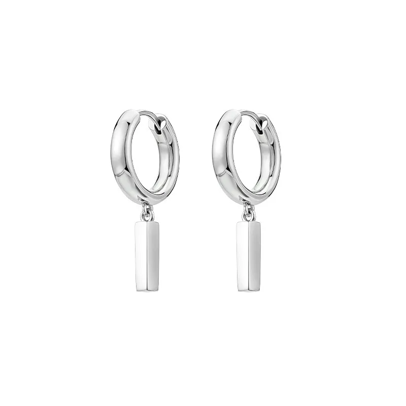 Trendy Sterling Silver Petite Earrings - Grocery