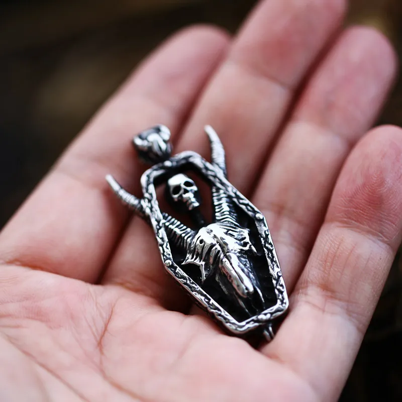 Titanium Steel Pendant Creative Fashion Necklace Men - Grocery