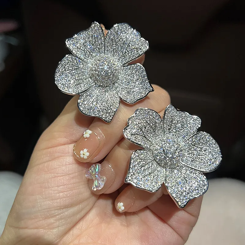 Women's Zircon Gradual Color Earrings - Grocery