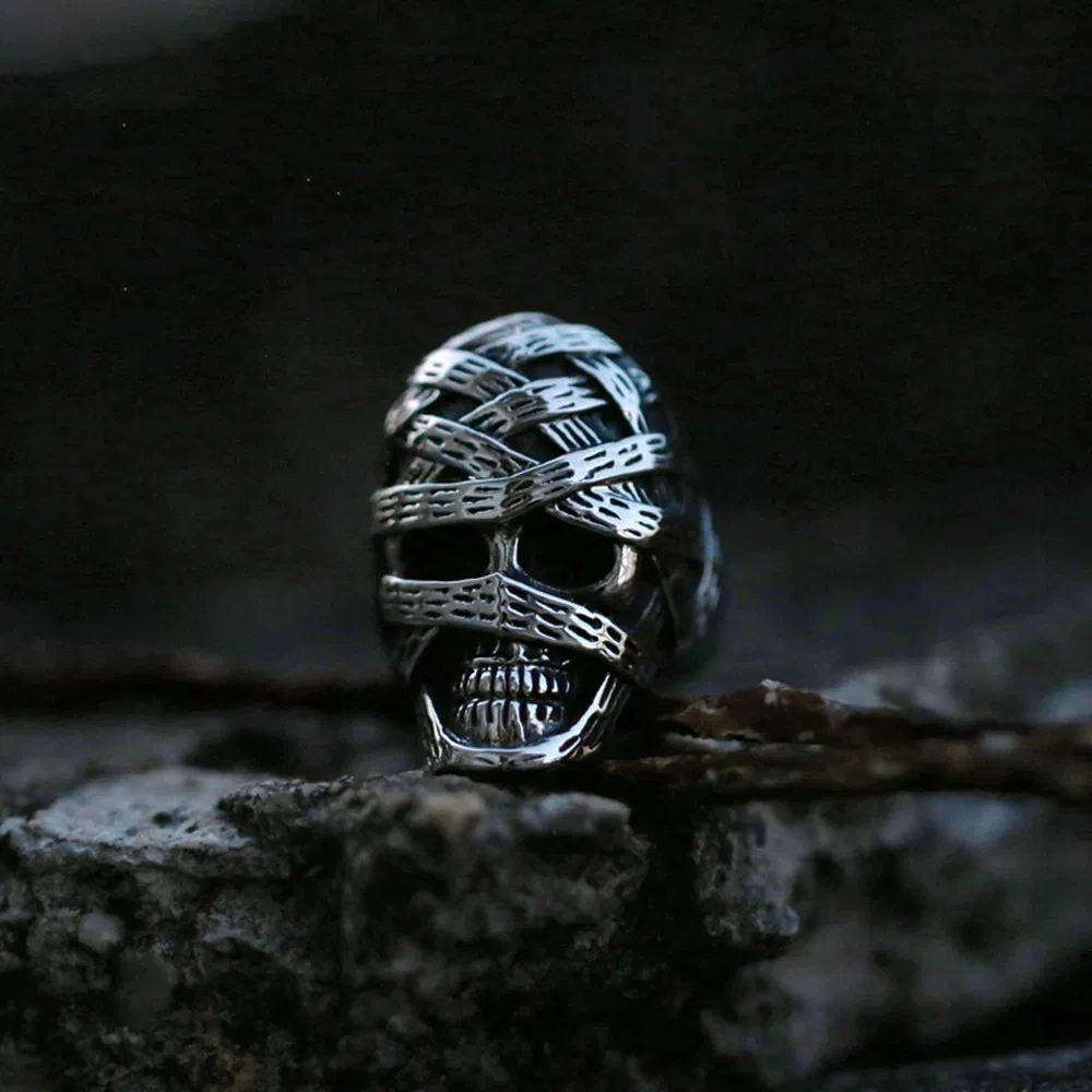 Men's Vintage Personality Titanium Steel Ring - Grocery