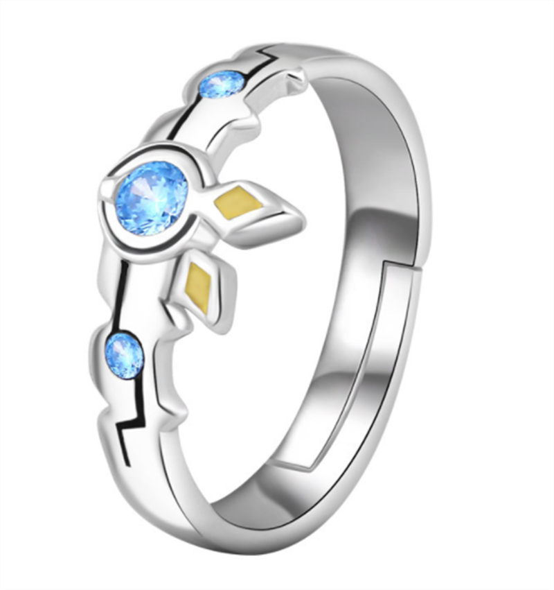 925 Silver Set Zircon Unisex Ring - Grocery