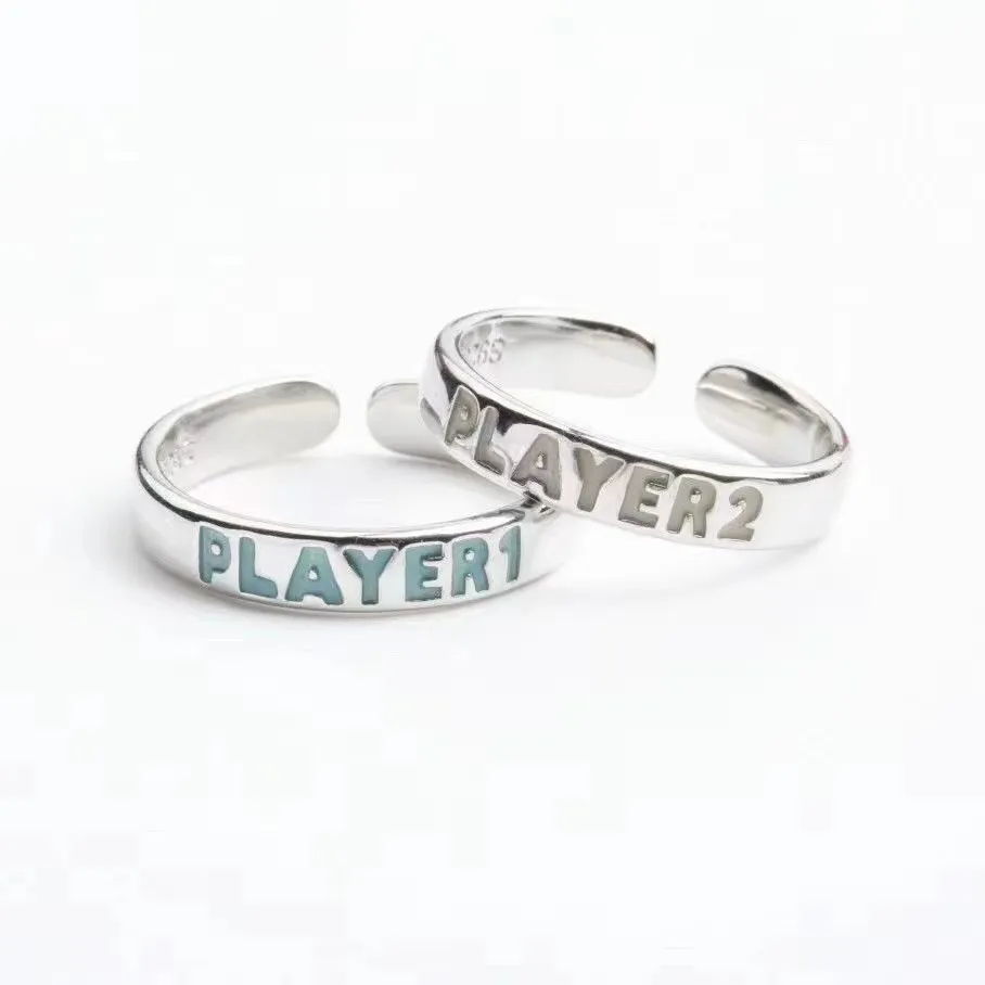 PLAYER Couple Men And Women Luminous Ring - Grocery
