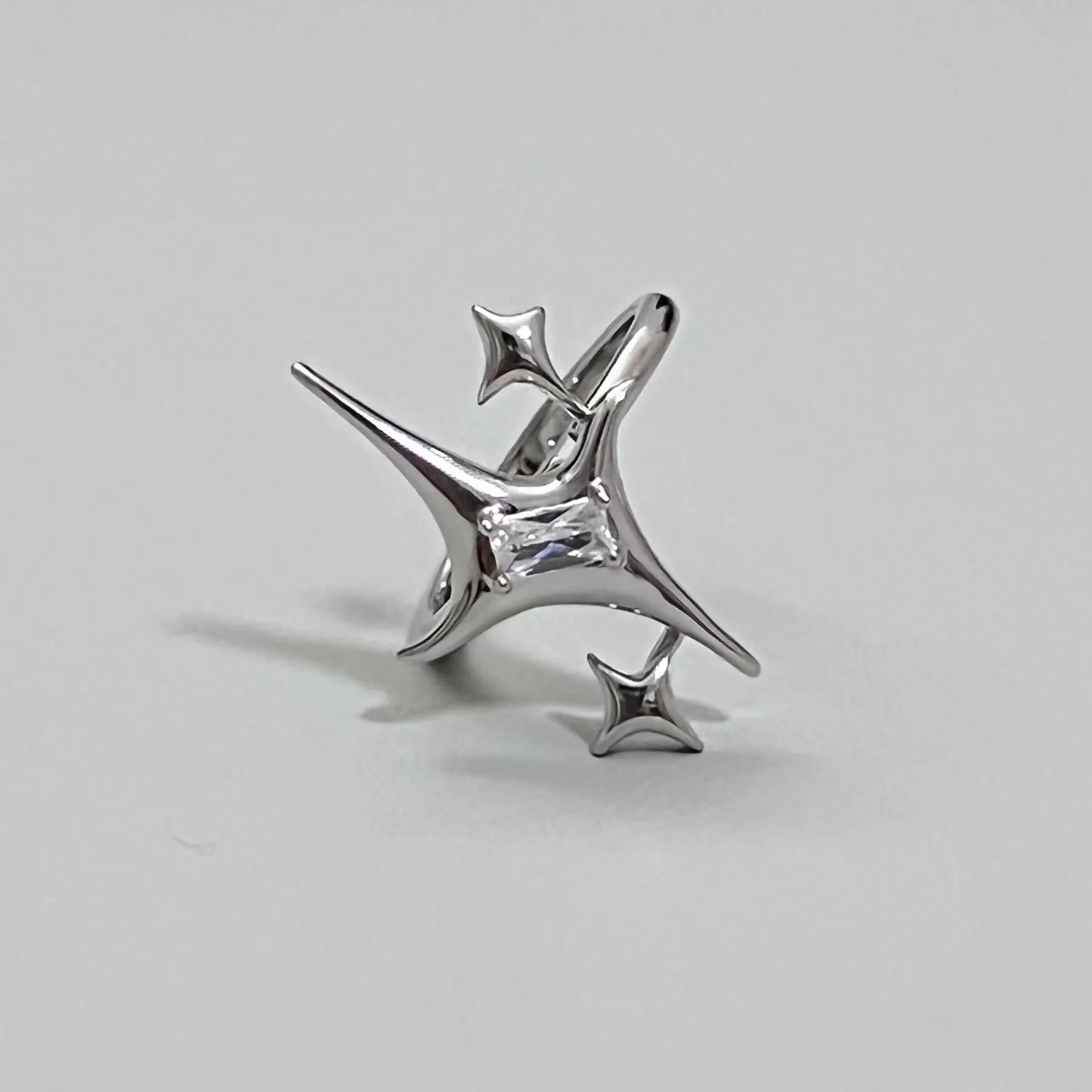 Niche Mansing Couple Design Letter Ring - Grocery