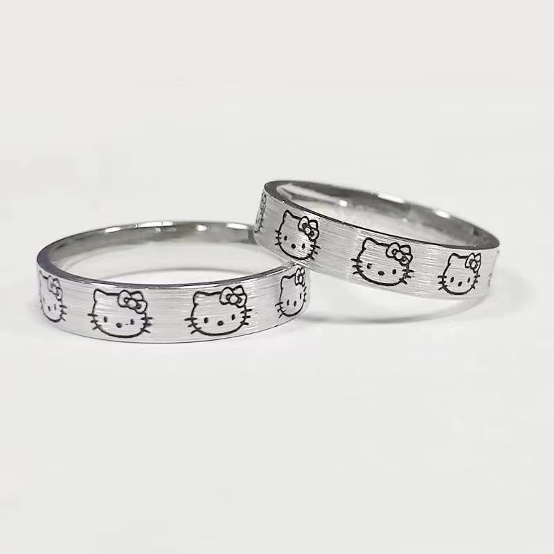 Couple Ring Cute Pattern Hallokitty - Grocery