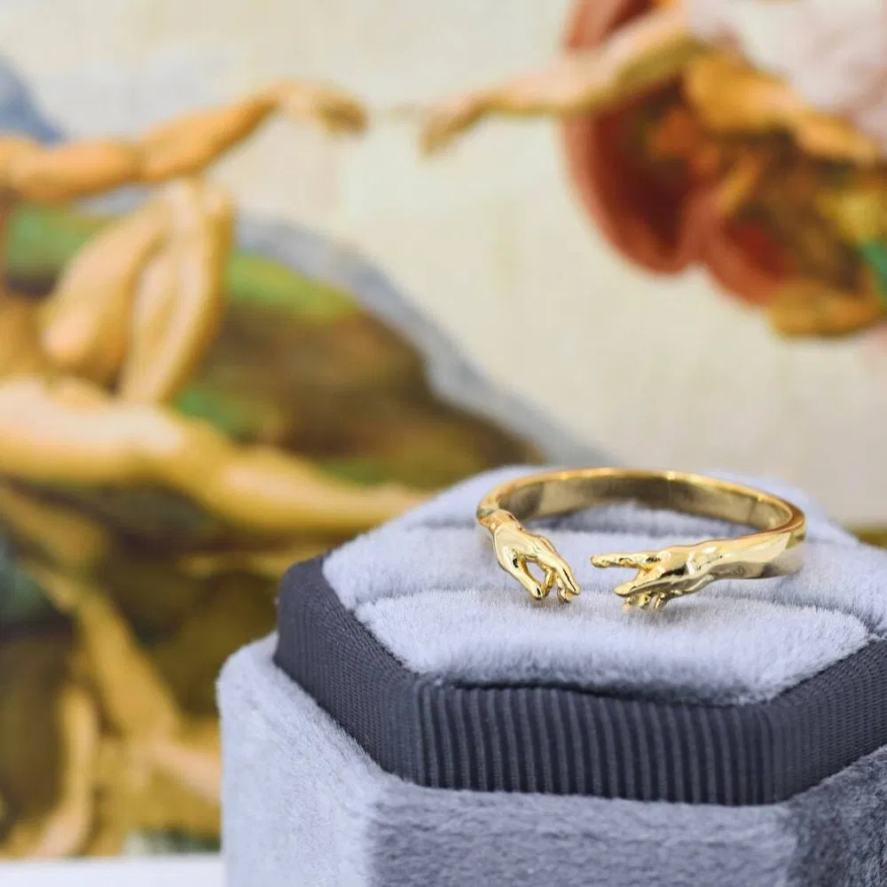 Personality And Creativity Adam Touched The Ring With Both Hands - Grocery
