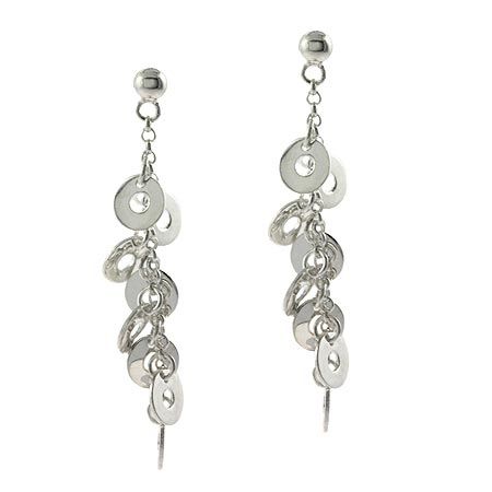 Sterling Silver Cascade Dangle Earrings - Grocery