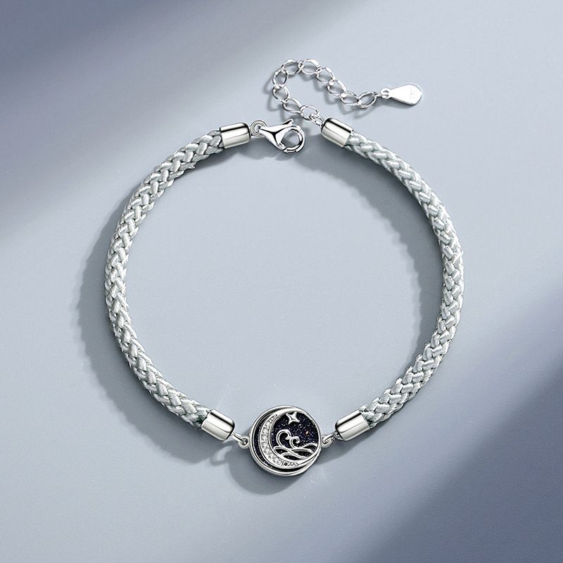 New Star Sea Couple Bracelet S925 Sterling Silver Weaving - Grocery