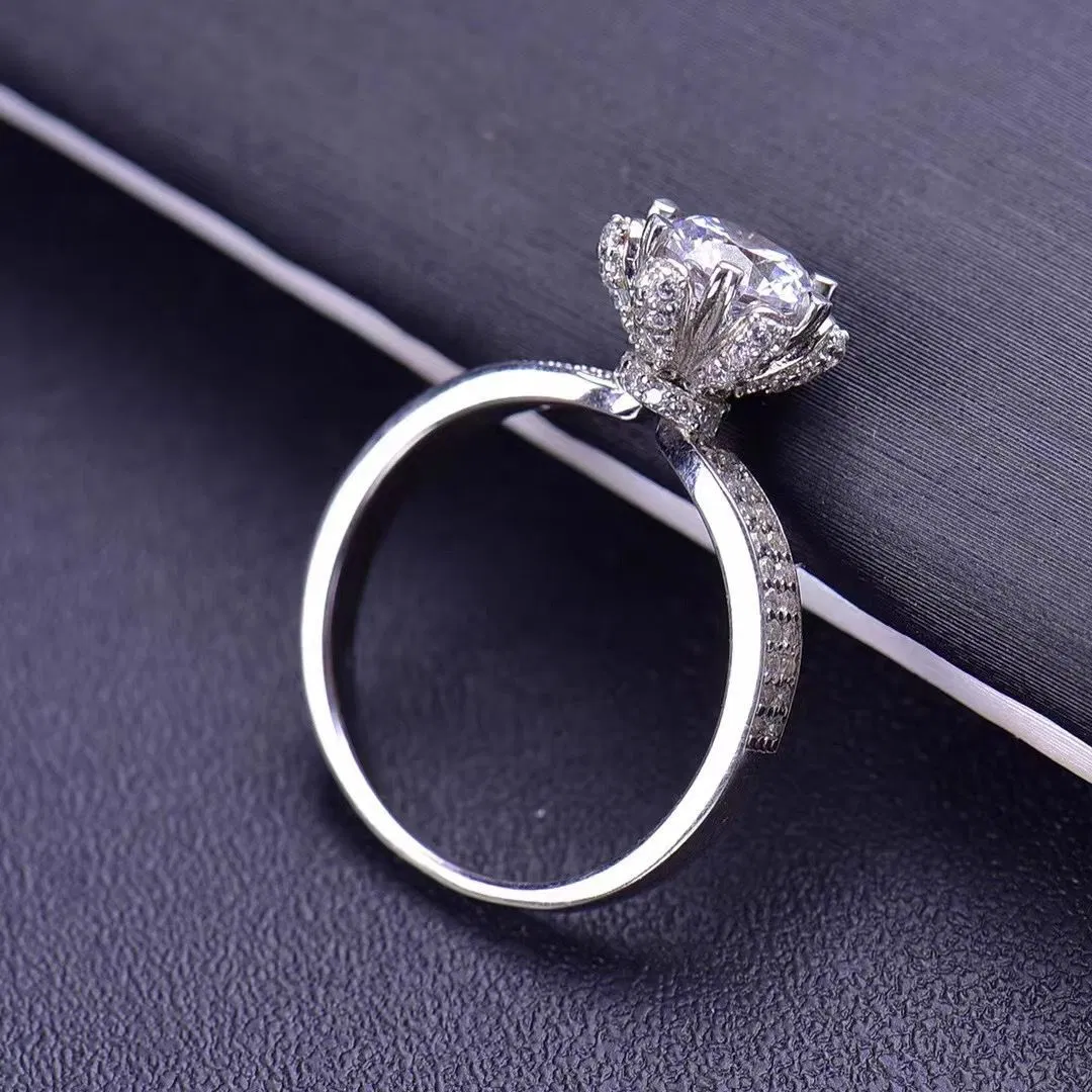 Ladies Fashion Moissanite Ice Queen Ring - Grocery