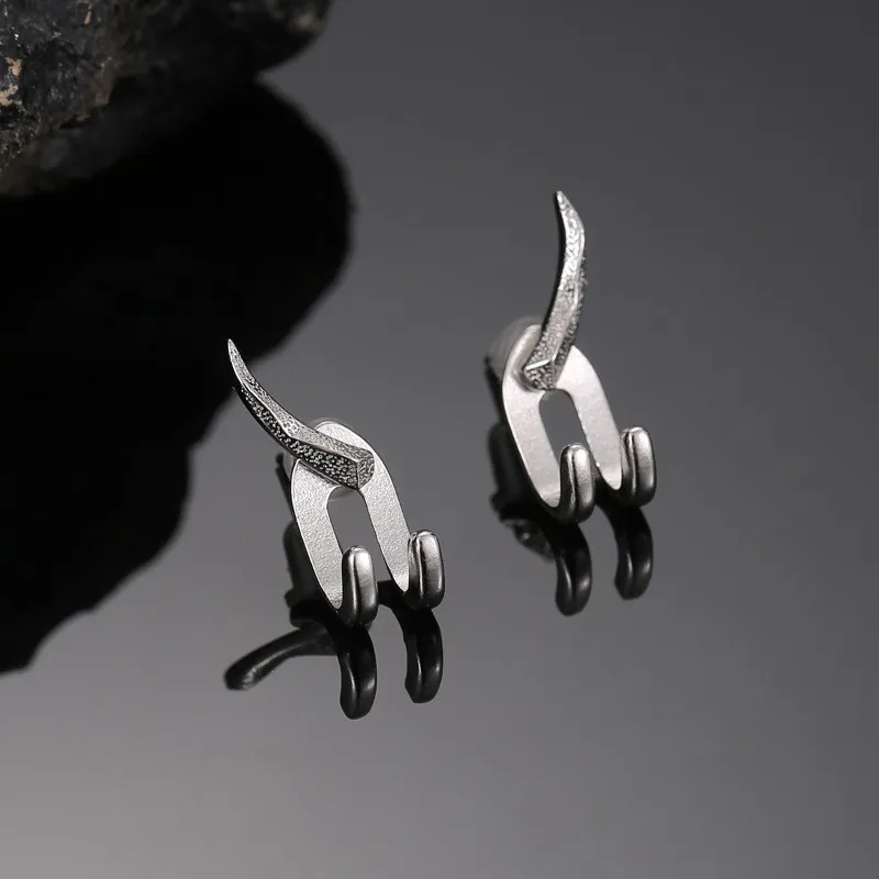 Men's Simple Hook Detachable Earrings - Grocery