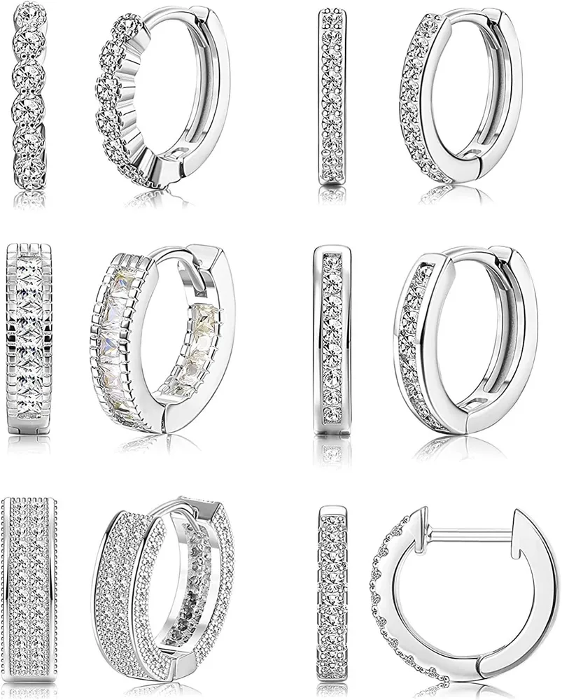 Huggie Earrings 18K Huggie Hoop Earrings for Women Small Hoop Earrings for Women - Grocery