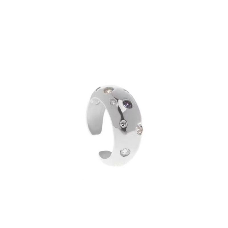 Sparkling Diamond Ring With Adjustable Opening - Grocery