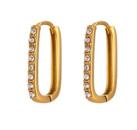Maya Gold Hoop Earrings - Grocery