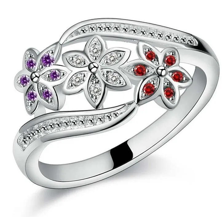 Women's Ring Colored Gems Diamond - Grocery