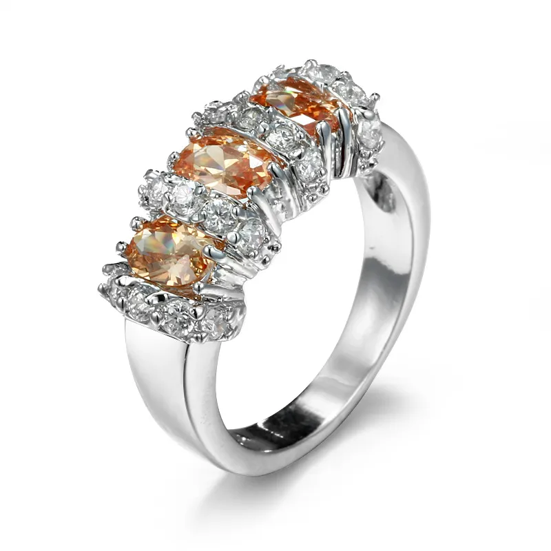 Zircon Ring European And American Popular Creative Women's Jewelry - Grocery