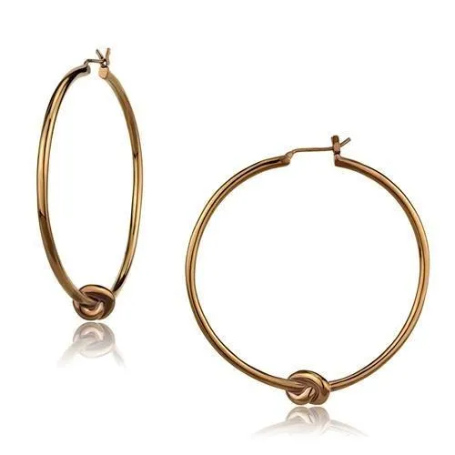 TK2853 - IP Coffee light Stainless Steel Earrings with No Stone - Grocery