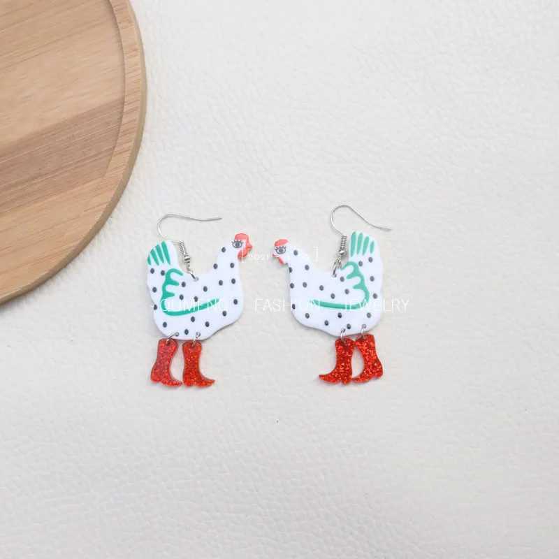 Acrylic Earrings Funny High Heels - Grocery