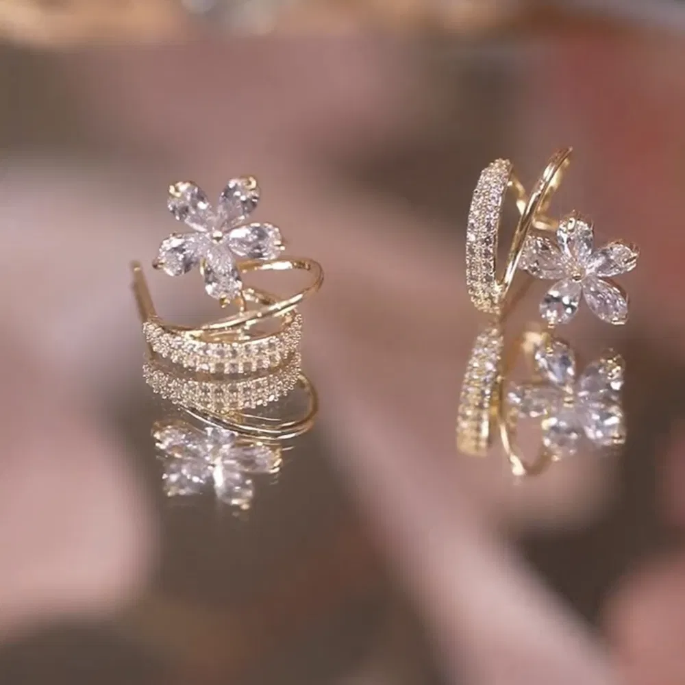 Women's Zircon Earrings - Grocery