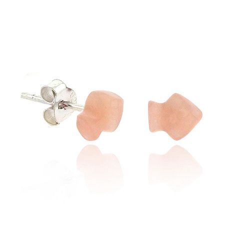 Sterling Silver Pink Arrow Mini Stud Earrings - Grocery