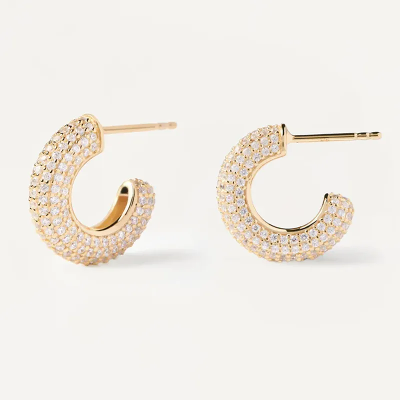 S925 Sterling Silver Airy Fashion Style Earrings - Grocery