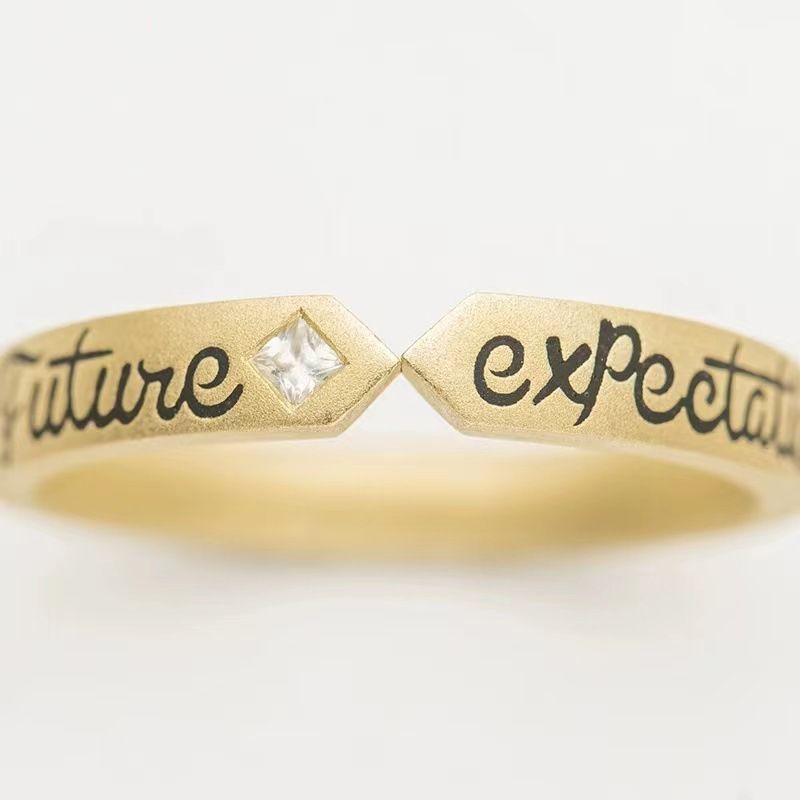 The Future Can Be Expected Two-in-one Couple Ring Fashion Personality - Grocery