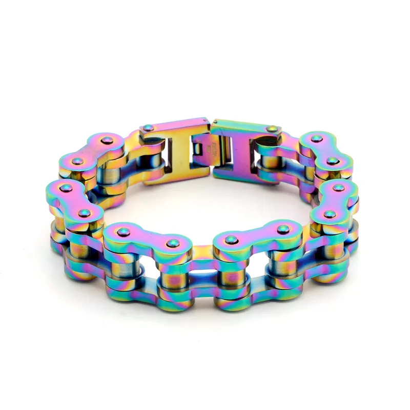 European And American Trend 316L Titanium Steel Men's Thick Type Bicycle Chain - Grocery