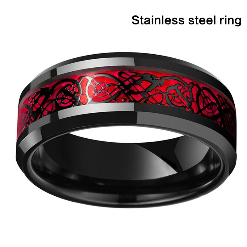 Fashion Couples Rings Engagement Ring Women Wedding Heart Ring Stainless Steel Rings For Men - Grocery