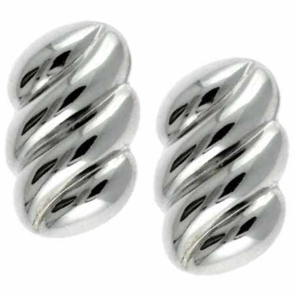 Sterling Silver San Marco Design Earrings - Grocery