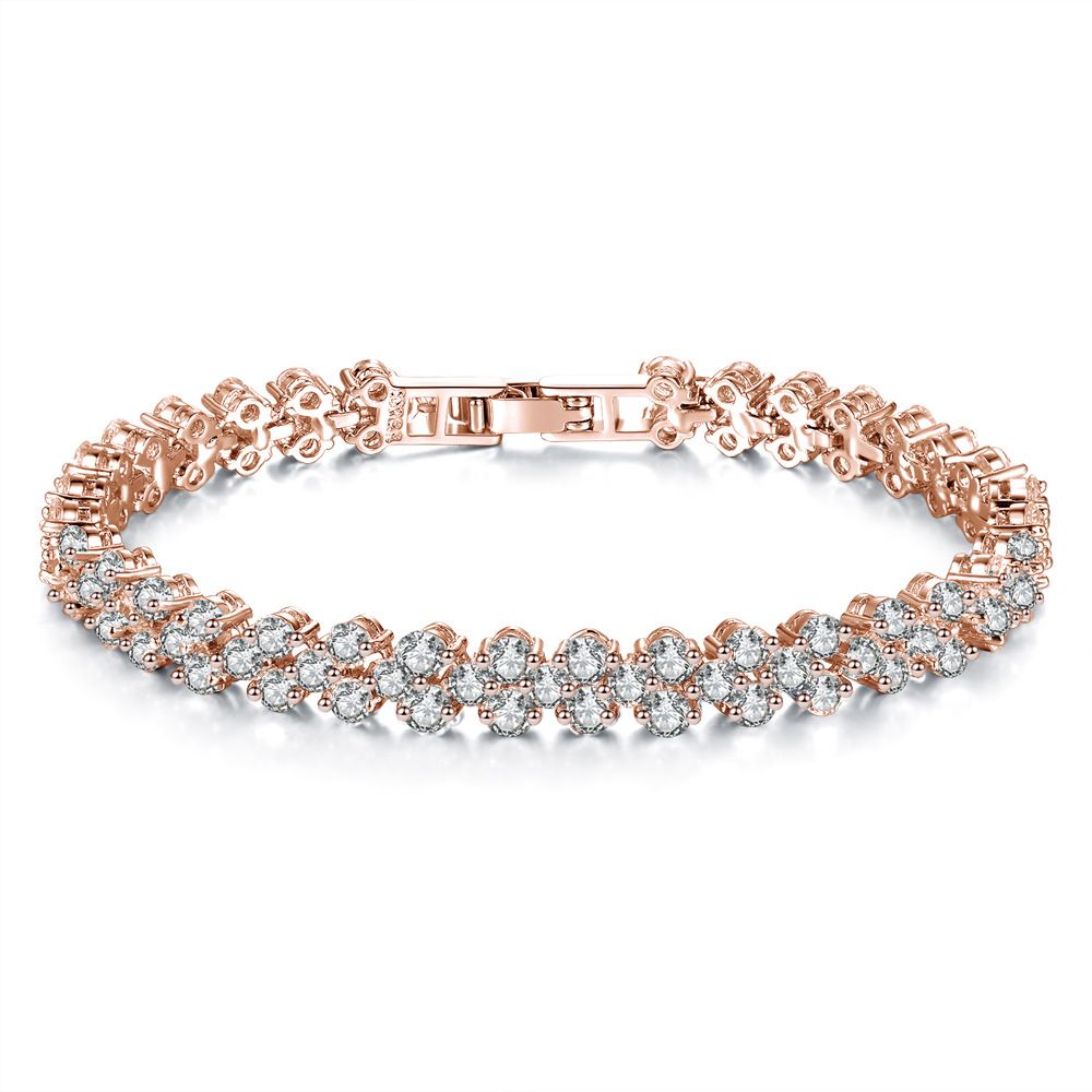 Korean-style Roman Austrian Crystal Bracelet - Grocery