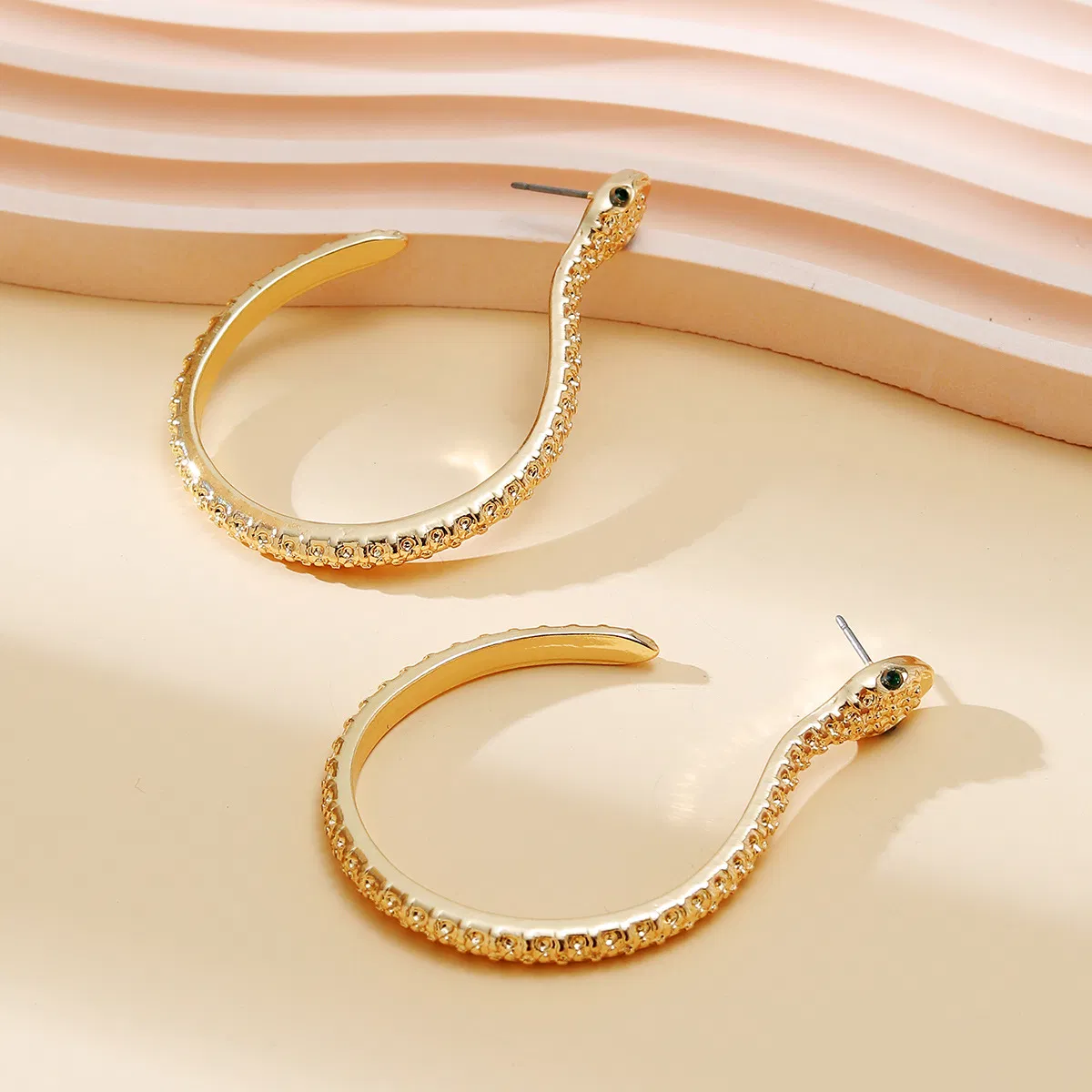 Jewelry Metal Snake EarringsEuropean And American Fashion Jewelry Metal Snake Earrings - Grocery