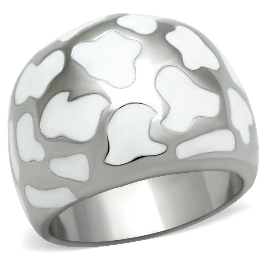 TK217 - High polished (no plating) Stainless Steel Ring with No Stone - Grocery