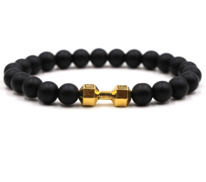 8mm Black Matte Volcanic Stone - Grocery