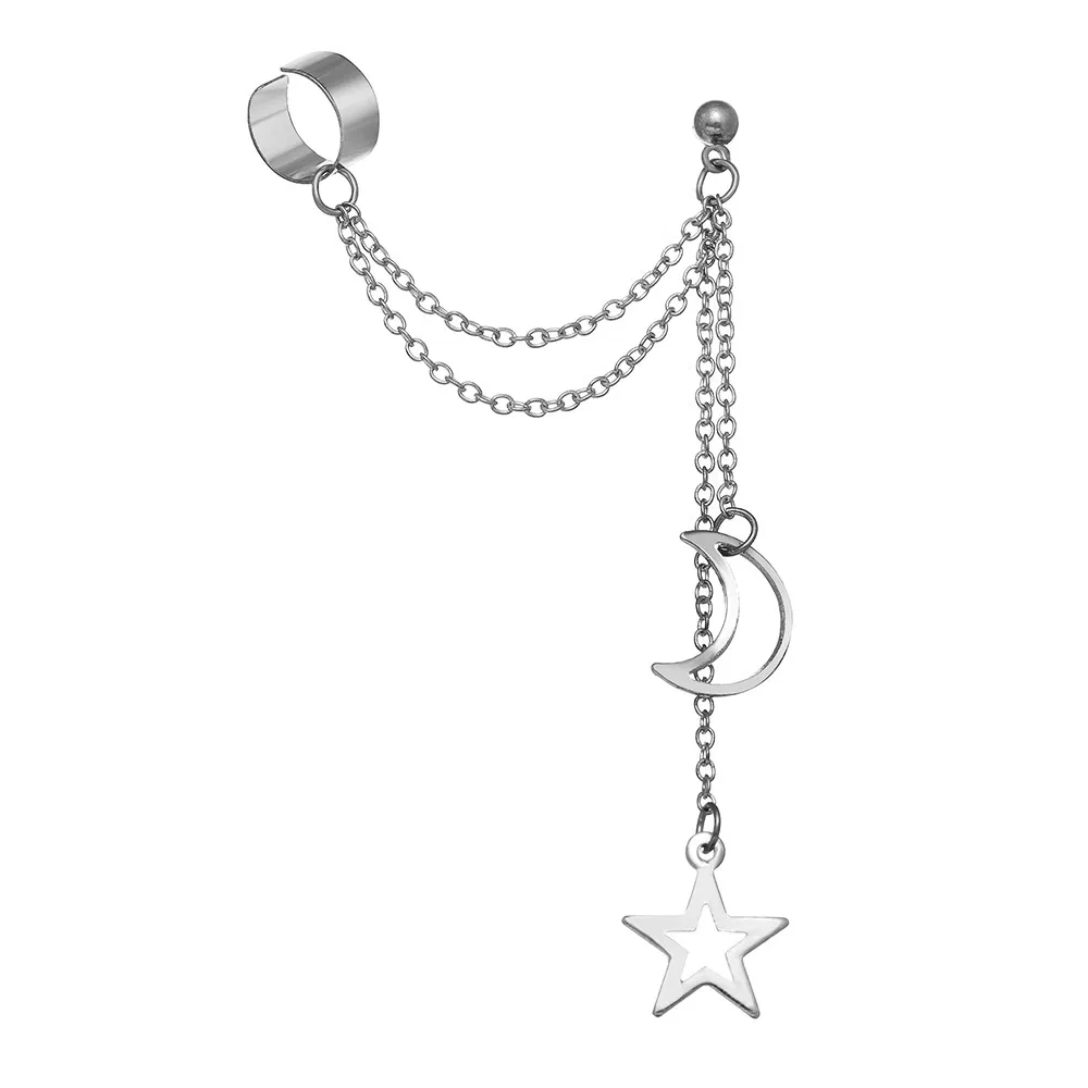 No Ear Piercing Creative Retro Simple Alloy Metal Ear Clip - Grocery