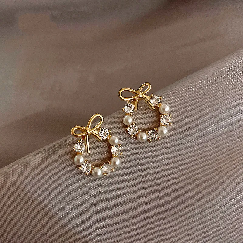 Pearl Earrings Women's Ins Style Simple And Advanced - Grocery