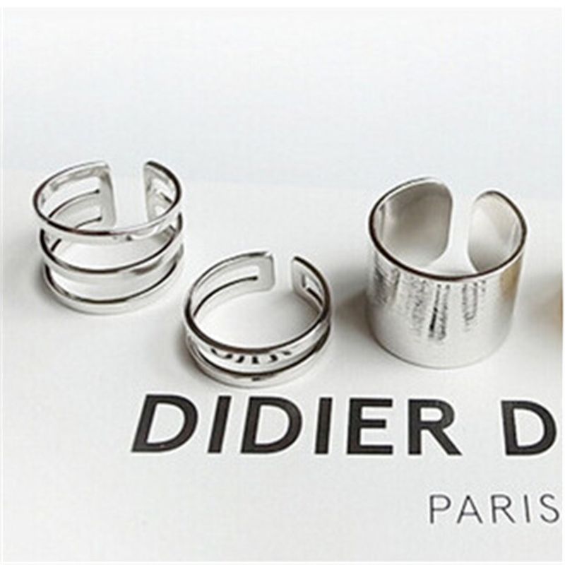Women's Fashion Adjustable Split Ring Set - Grocery