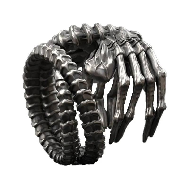 Fashion Men's Domineering Skull Claw Ring - Grocery