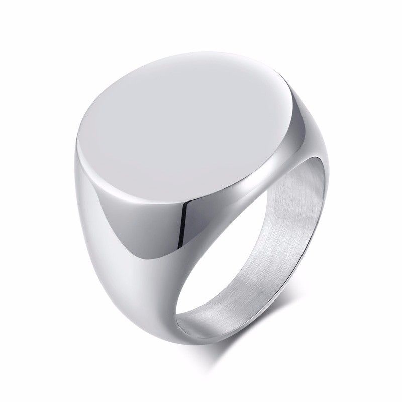 Round Ring Gold Men Fashion Trend - Grocery