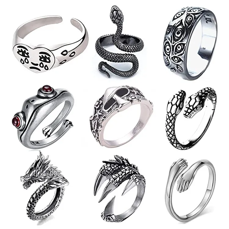 Halloween Ornament Ring Set - Grocery