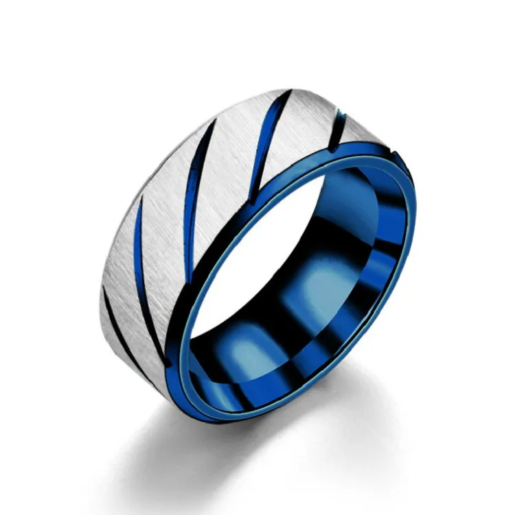 Inner Curve Double Beveled Appropriate Twill Ring - Grocery