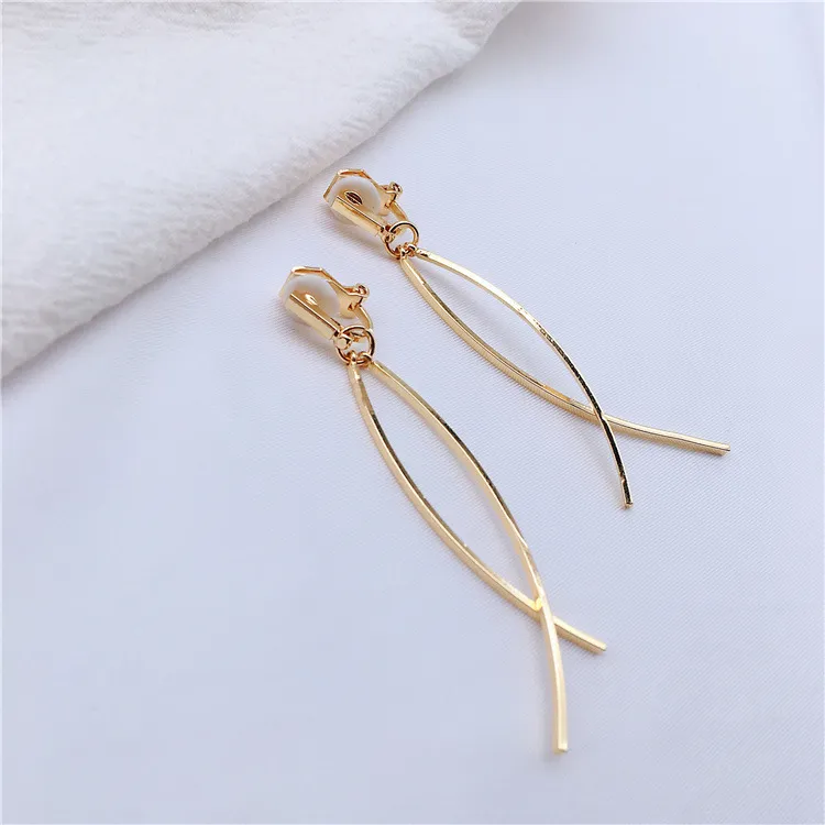 Women's Long Tassel Shaped Face Earrings - Grocery