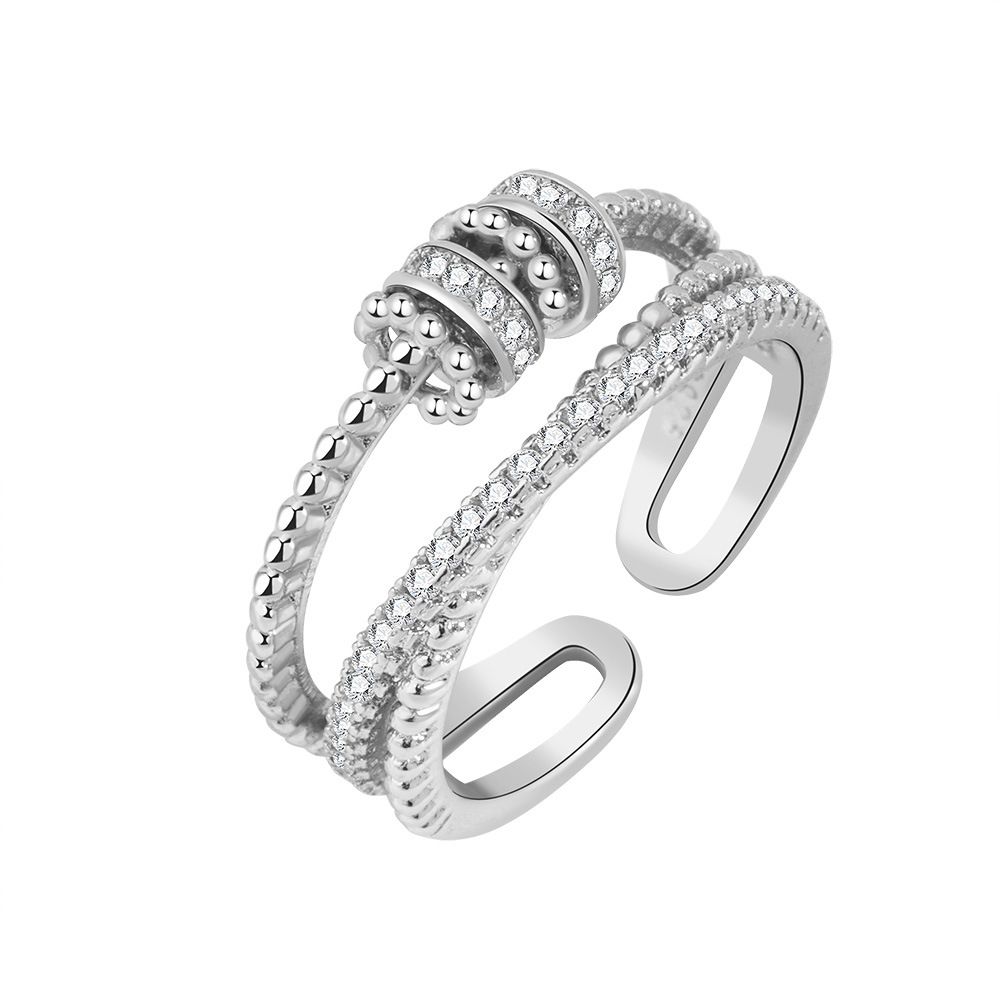 Rotatable Decompression Anxiety Lady Ring - Grocery