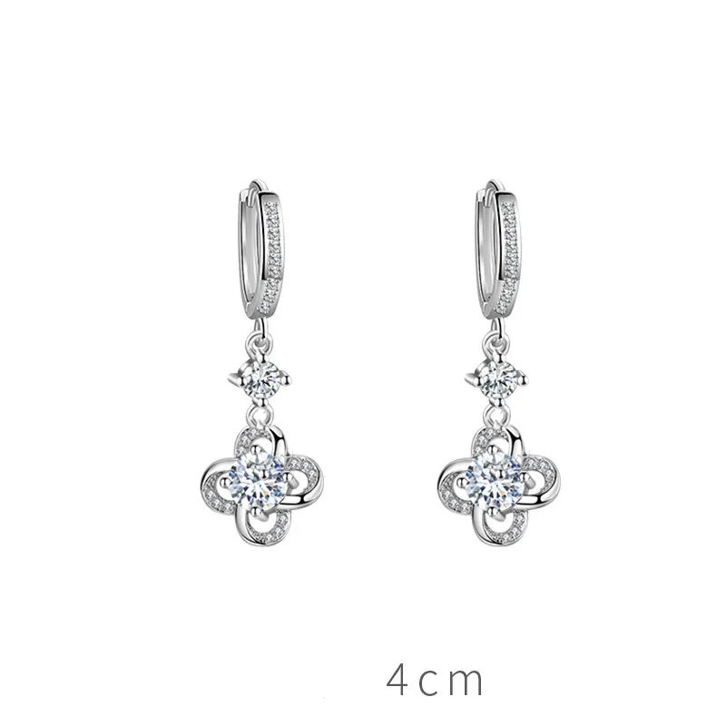 Women's Fashion Sterling Silver Earrings - Grocery