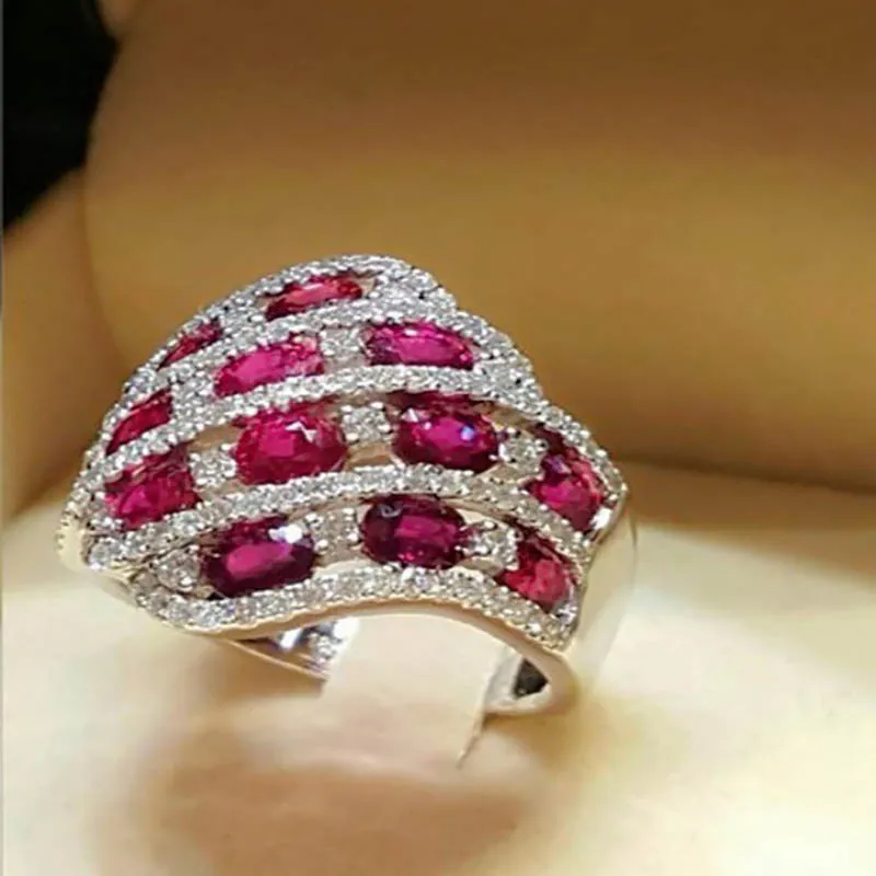 Women's Fashion Simple Micro Zirconia Ring - Grocery