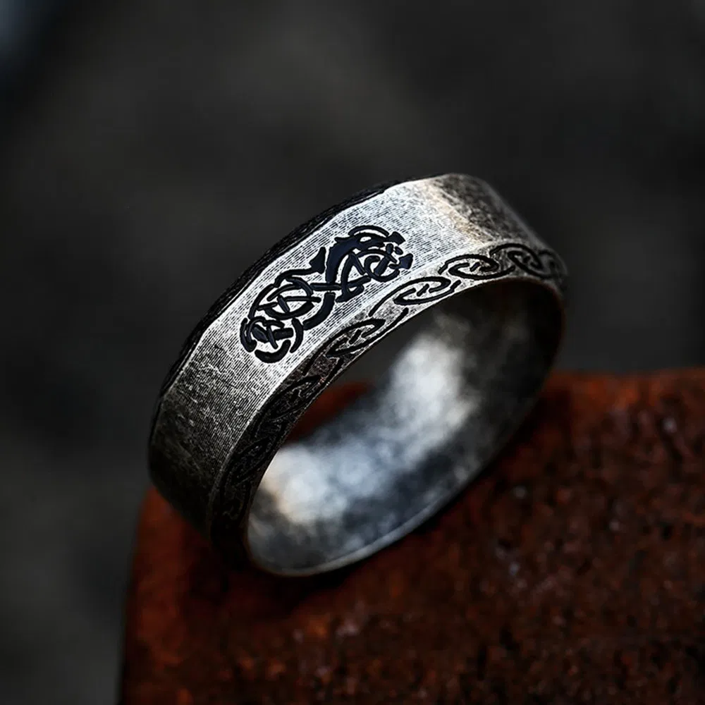 Simple And Fashionable Titanium Steel Men's And Women's Rings - Grocery