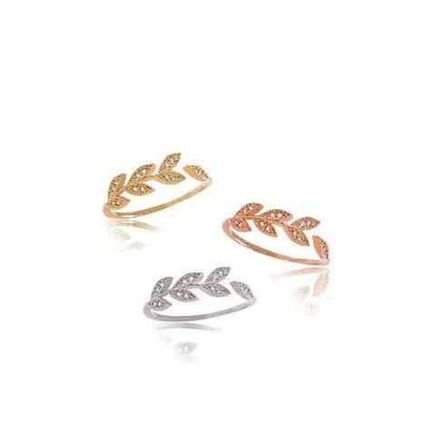 Vine and Dine Delicate Leaf Ring - Grocery