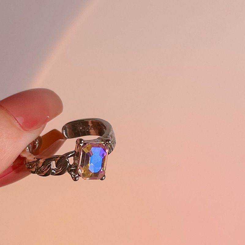 Love Symphony Moonstone Ring Women's Cold Light Luxury - Grocery