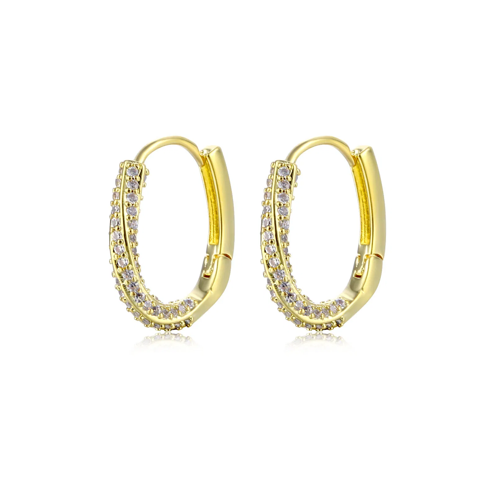 Fashion Hollow Gold Round Earrings - Grocery