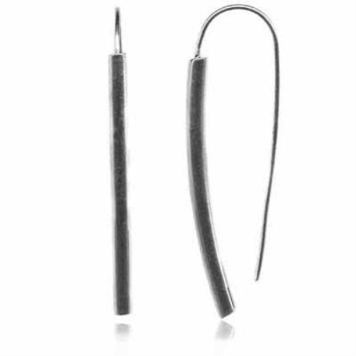 Sterling Silver 45 mm Wire Threader Earrings - Grocery