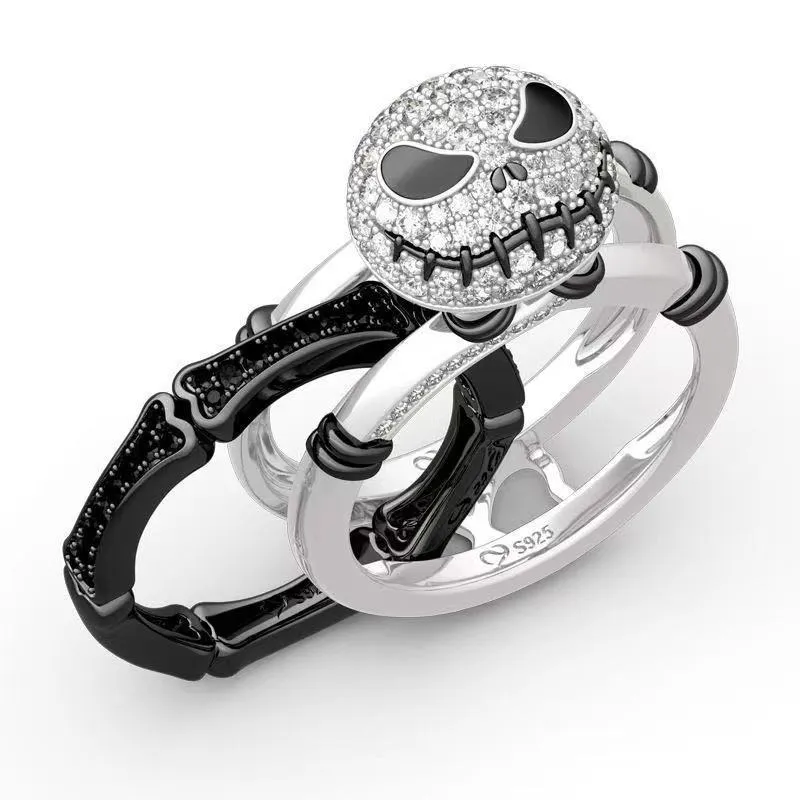 Punk Motorcycle Style Men's Domineering Skull Magic Claw Ring - Grocery